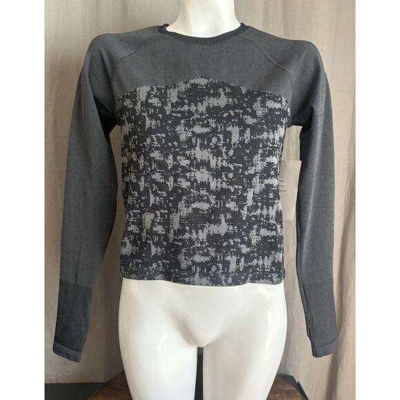 ZELLA NWT Women’s two piece Set Long Sleeve Top And leggings Black and grey - Picture 11 of 16